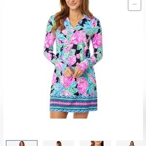 Lilly Pulitzer upf 50 jacquard jungle engineer dress